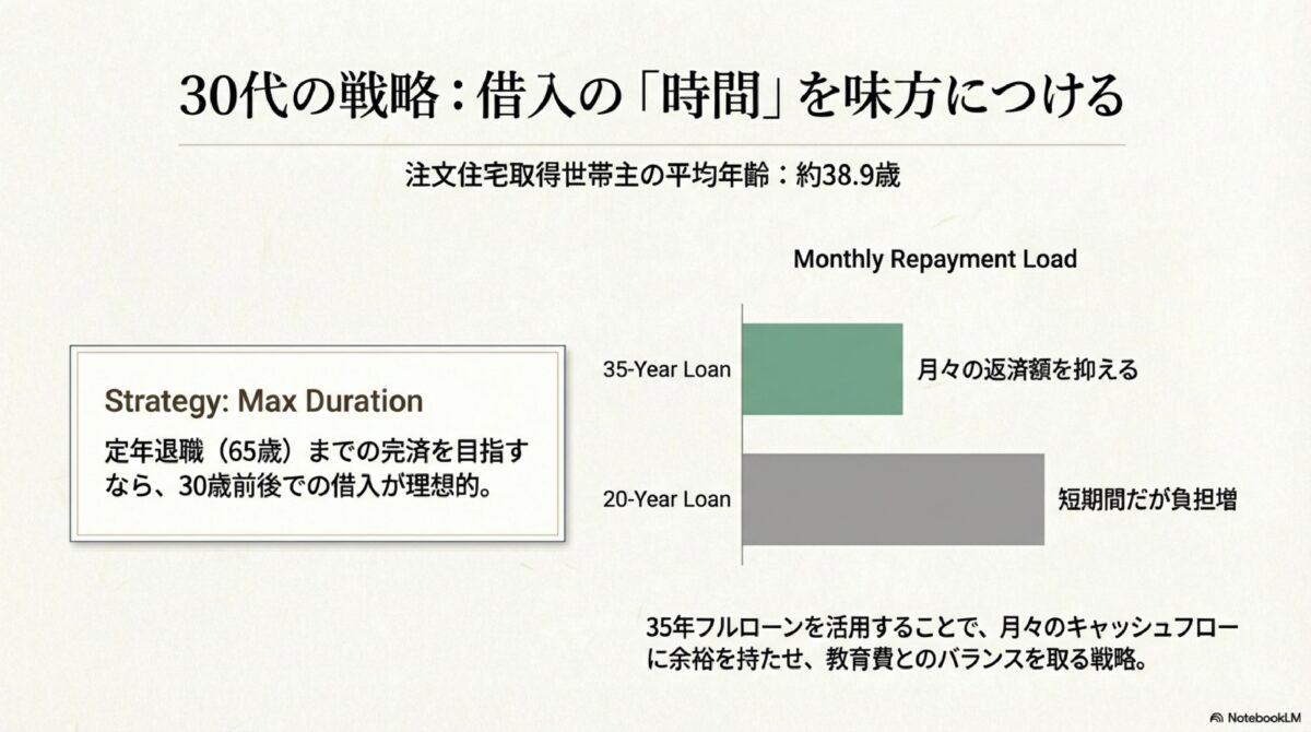 30代の戦略:借入の「時間」を味方につける