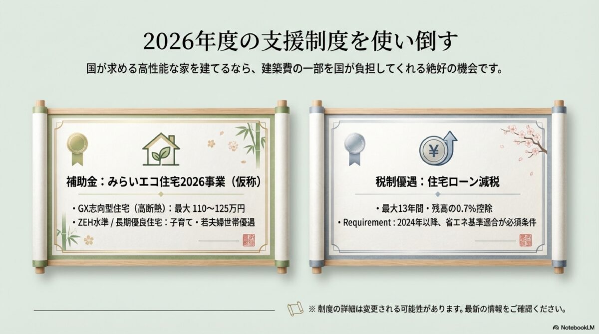 2026年度の支援制度を使い倒す