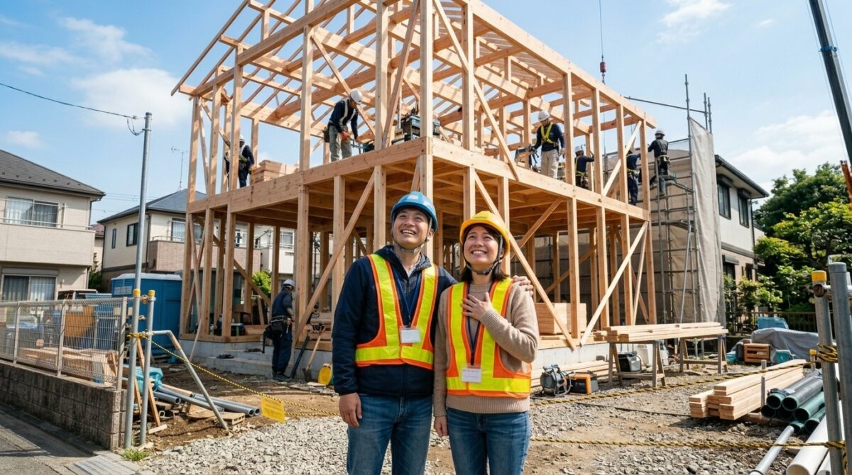 ハウスメーカーや工務店による工事の期間