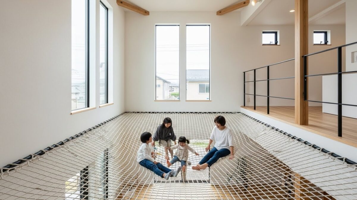 吹き抜けのアスレチックネットの費用は？相場や施工法を宅建士が解説